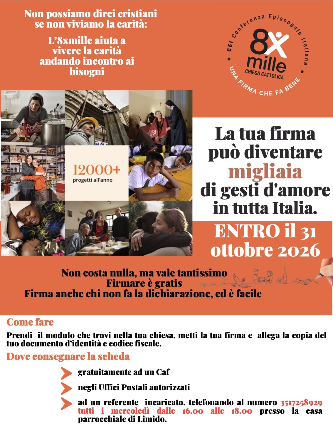 8xmille alla Chiesa cattolica